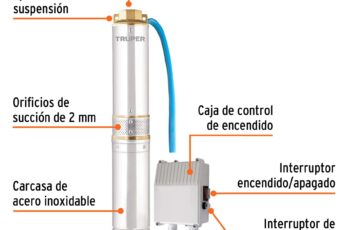 Bomba Sumergible para pozo de 120 Metros